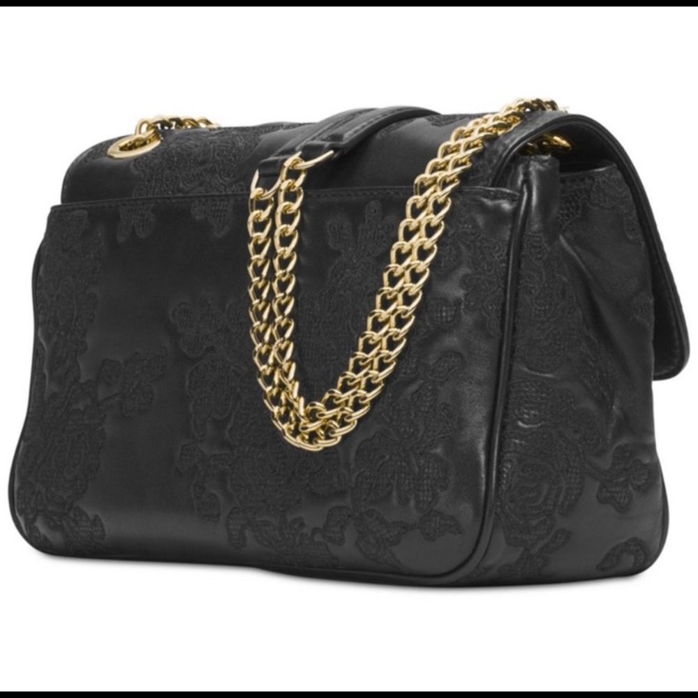 Michael Kors Sloan Lace Leather Shoulder Bag - Picture 3 of 13